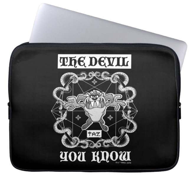 TAZ™ The Devil You Know Laptop Sleeve (Front)