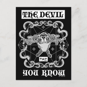 TAZ™ The Devil You Know Postcard