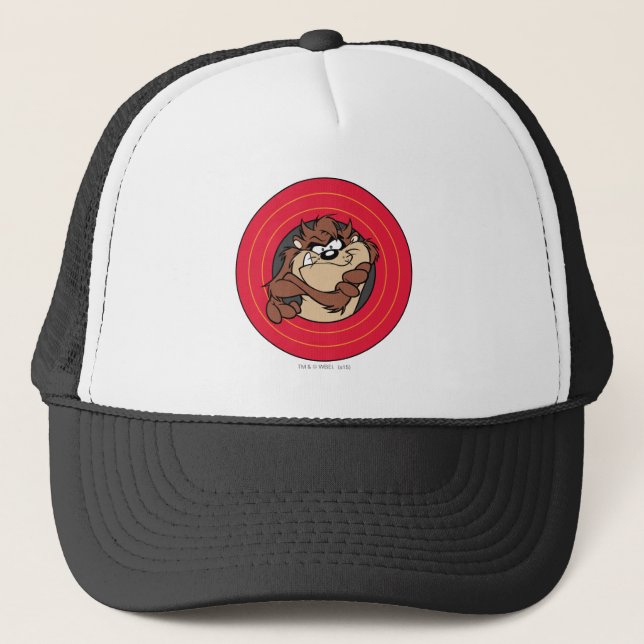 TAZ™ Through LOONEY TUNES™ Circles Trucker Hat (Front)