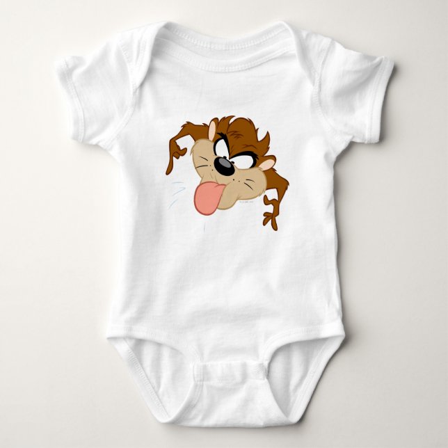 TAZ™ Tongue Out Baby Bodysuit (Front)