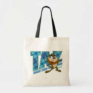 TAZ™ Tornado Terror Plaid Tote Bag