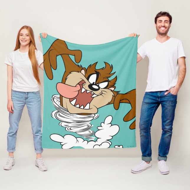 TAZ™ Whirling Tornado Fleece Blanket (In Situ)