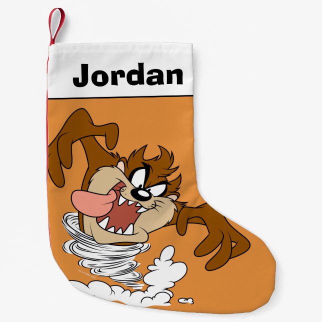 TAZ™ Whirling Tornado Small Christmas Stocking (Front)