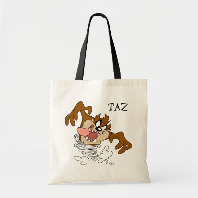 TAZ™ Whirling Tornado Tote Bag (Front)