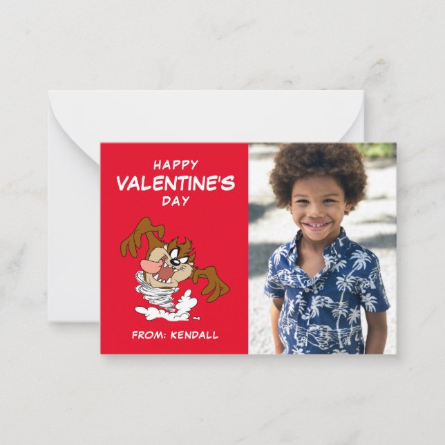 TAZ™ Whirling Tornado | Valentine's Day Card (Front)