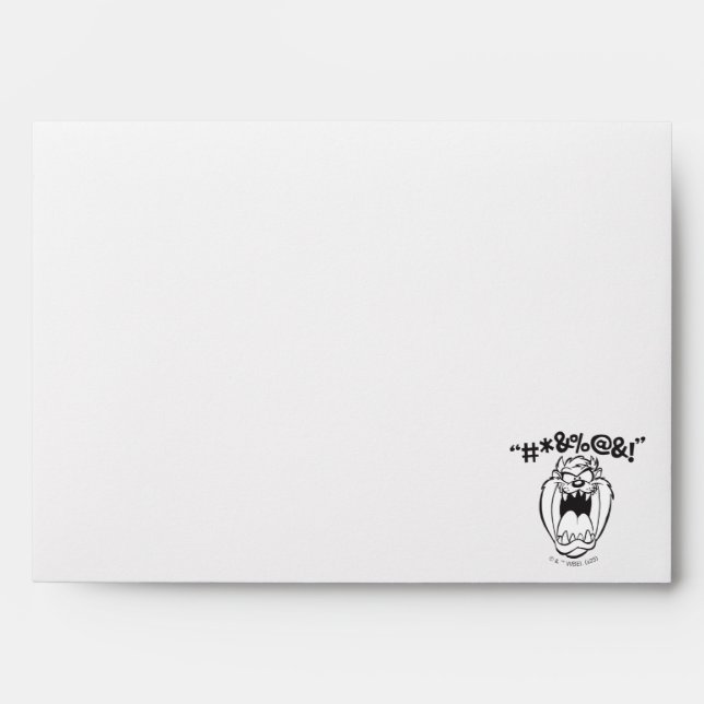 TAZ™ Yelling Expletives Envelope (Front)