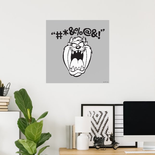 TAZ™ Yelling Expletives Poster (Home Office)