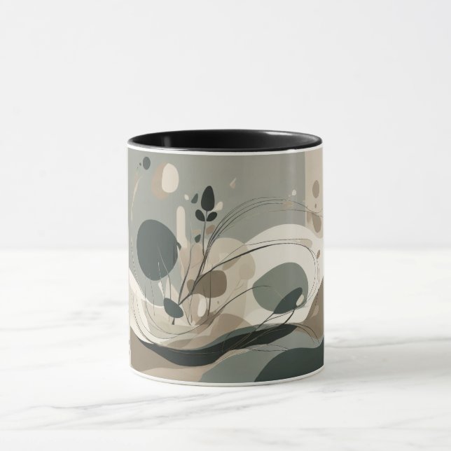 Taza Arte Minimal Equilibrio Natural Mug (Center)