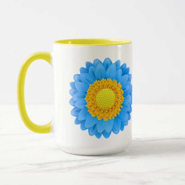 Taza Bicolor Margarita Primavera Collection Mug (Left)