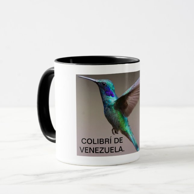 TAZA COLIBRÍ DE VENEZUELA. MUG (Front Left)