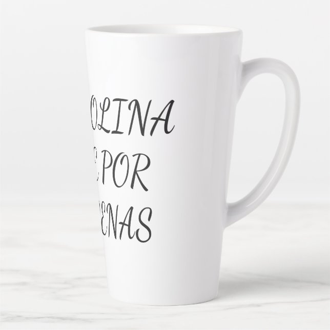 Taza con frase del mundo del motor latte mug (Right)