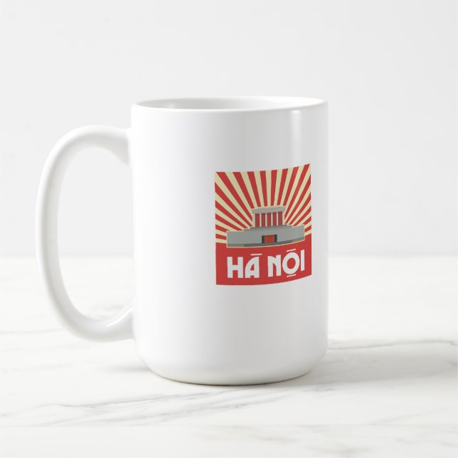 Taza de Café Hanói Vietnam - Mausoleo de HoChiMinh Coffee Mug (Left)