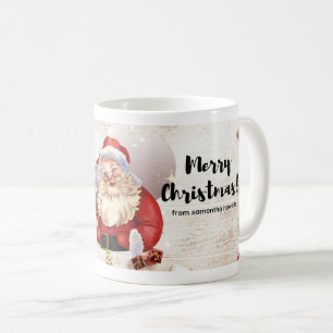 taza de café navideña santa claus coffee mug