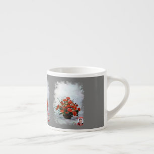 Taza de Espresso Bodegón de flores Cup
