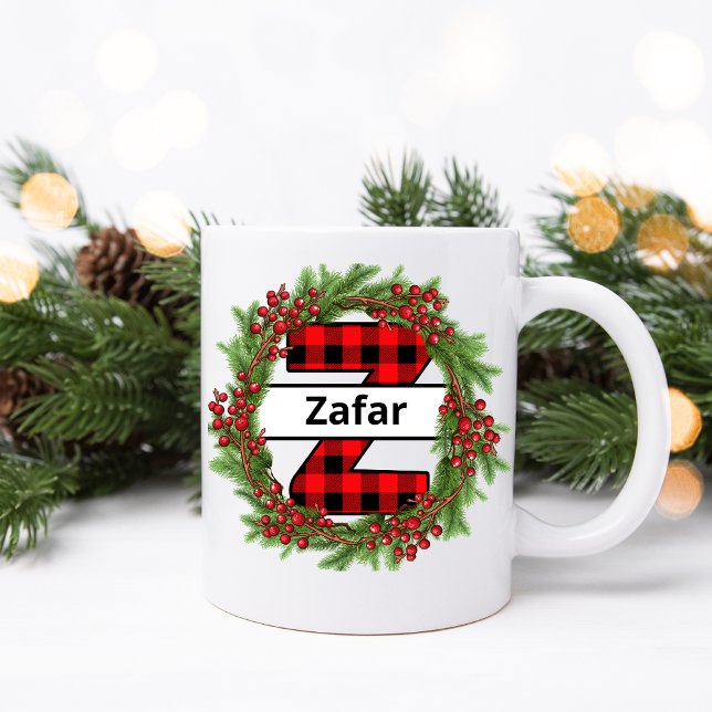 "Taza de navidad  personalizada con letra Z"  Coffee Mug (Creator Uploaded)