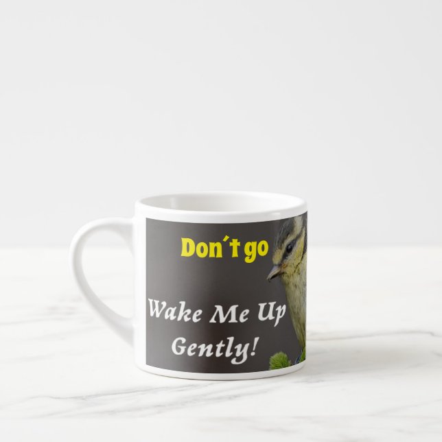 Taza De Porcelana Espesso Wake me up gently Espresso Cup (Left)
