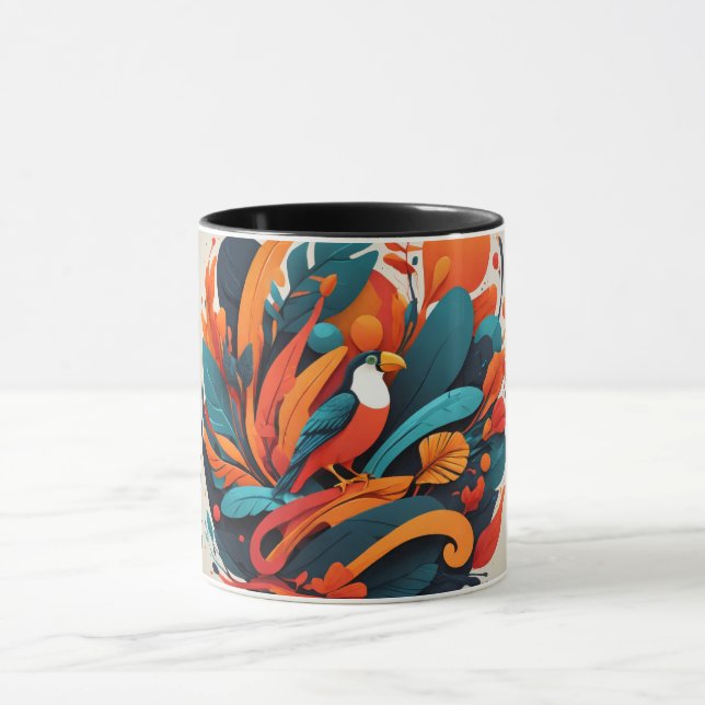 Taza Decorativa Arte Simbólico Equilibrio Mug (Center)