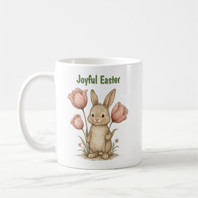 Taza Happy Easter para café Coffee Mug (Left)