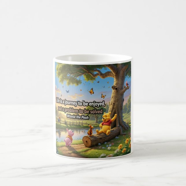 Taza Infantil Phrase of Winnie the Pooh Coffee Mug (Center)