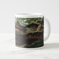 Taza Jumbo fantasy house forest