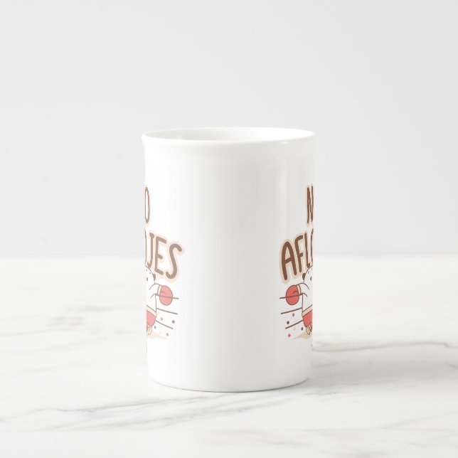 Taza Jumbo Pregno Alojes Bone China Mug (Front)