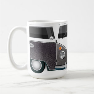Taza Kombi Gris Vintage - Industrial Retro Style Coffee Mug