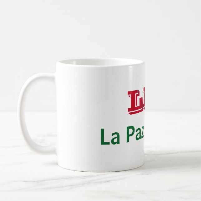 Taza La Paz Bolivia Coffee Mug (Left)