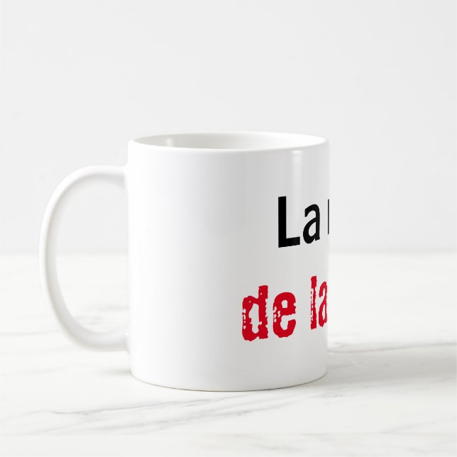 Taza la reina de la noche coffee mug (Left)