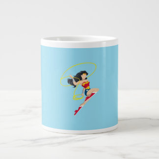 Taza Mujer Wonder || Pose with bond Large Coffee Mug
