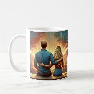Taza Padre and Daughter Coffee Mug