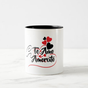 Taza te amo Two-Tone coffee mug