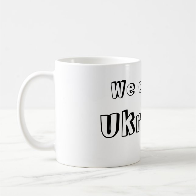Taza We are all Ukraine Coffee Mug (Left)