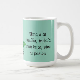 Taza with Yoga Design and Sentence Coffee Mug