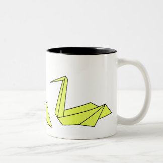 tazaorigami2 Two-Tone coffee mug