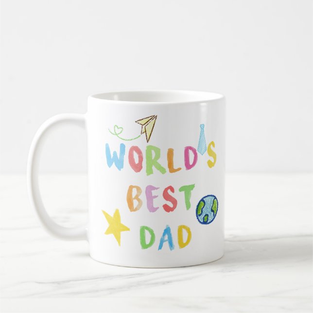 tazas para papa (dad) coffee mug (Left)