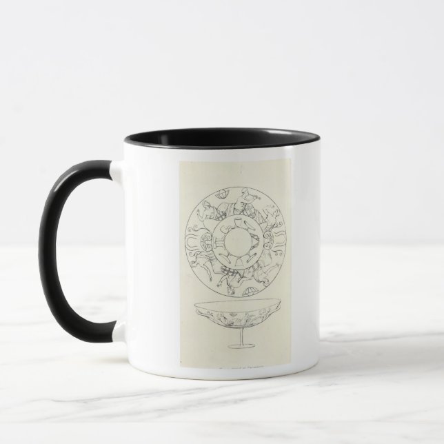 Tazza found at Tarquinia Mug (Left)