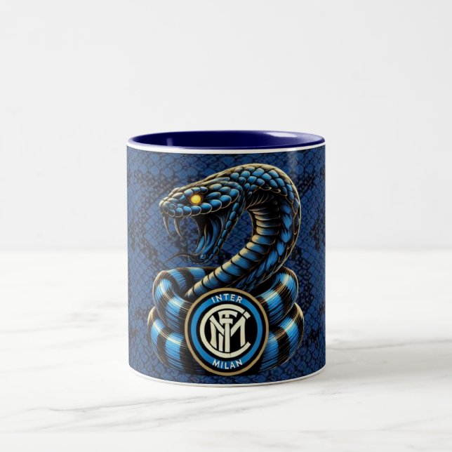Tazza Inter calcio  Two-Tone Coffee Mug (Center)