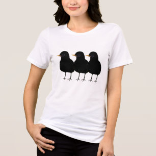 TBA AWARD WINNER 3 Black Robins Tri-Blend Shirt
