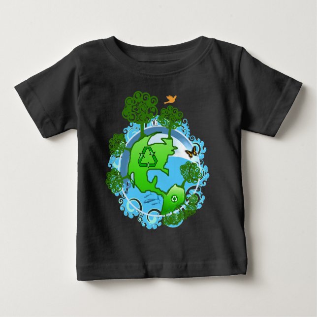 TBA Award Winner A Global Recycle Baby T-Shirt (Front)