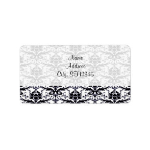 -TBA- Elegant Damask Label