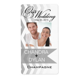 ::TBA:: Ombre Chevron Style! silver Wine Photo