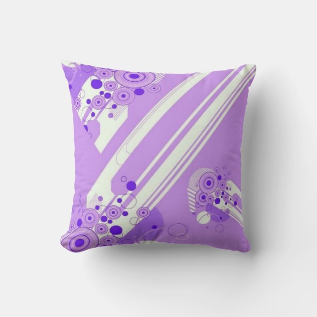 -TBA- Purple Deco American Mojo Pillow (Front)