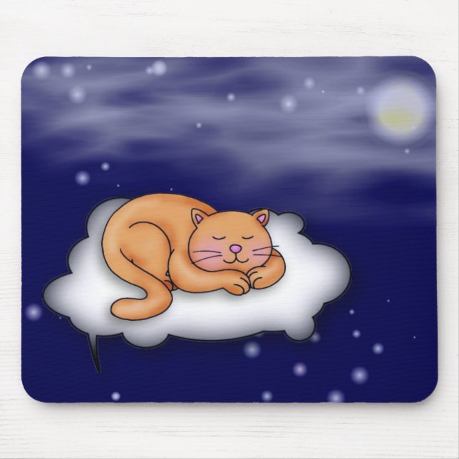 -TBA- Sleeping Kitty Mouse Pad (Front)