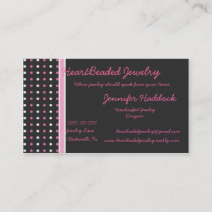 TBA WINNER Jewellery Artist Business Card