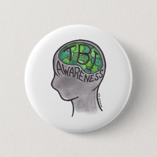 TBI Awareness 6 Cm Round Badge
