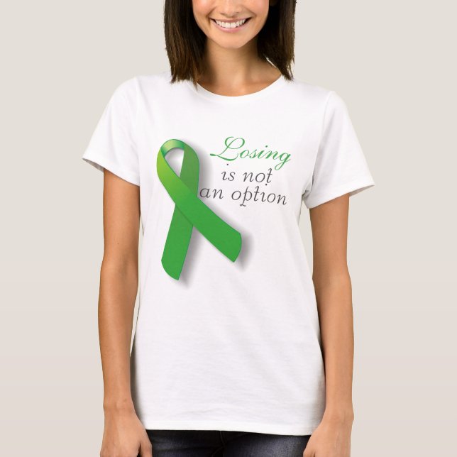TBI Traumatic Brain Injury Losing Is not an Option T-Shirt (Front)