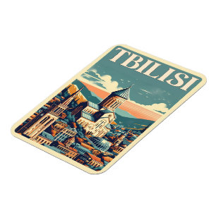Tbilisi Capital of Georgia, Retro souvenir gifts Magnet