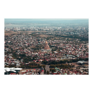 Tbilisi city photo print