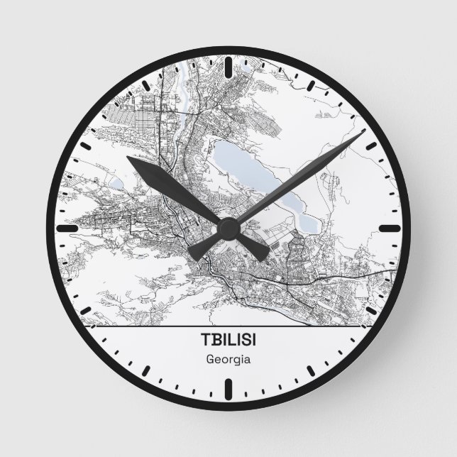 Tbilisi Clock City Line Art (Front)
