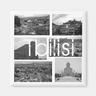 Tbilisi Georgia City Architecture Cityscape Magnet